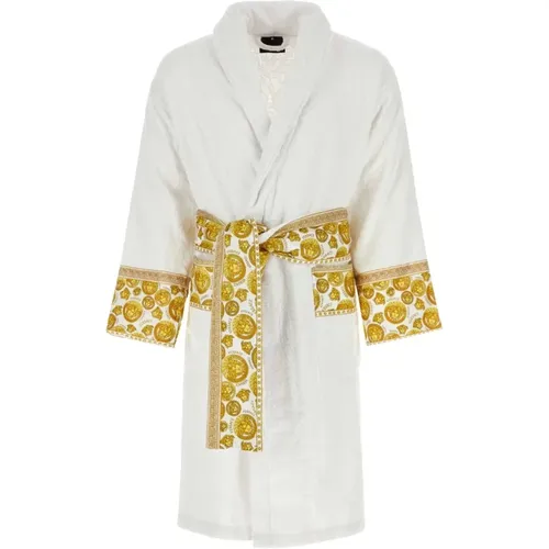 Luxury Bathrobe for Men , male, Sizes: S - Versace - Modalova