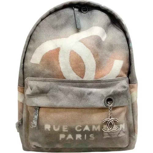 Pre-owned Backpacks, female, , Size: ONE SIZE Pre-owned Canvas chanel-bags - Chanel Vintage - Modalova