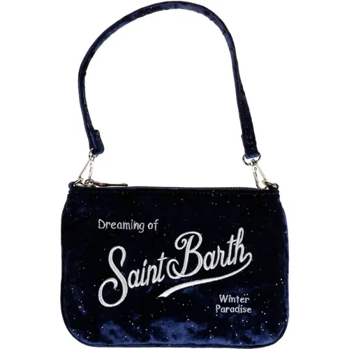 Clutches, female, , Size: ONE SIZE Mini Parisienne Pouch Resistant Fabric - MC2 Saint Barth - Modalova