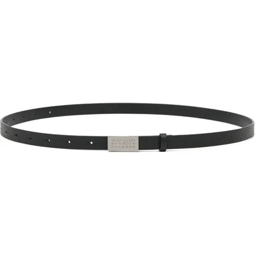 Belts, female, , Size: ONE SIZE Leather Belt - MM6 Maison Margiela - Modalova