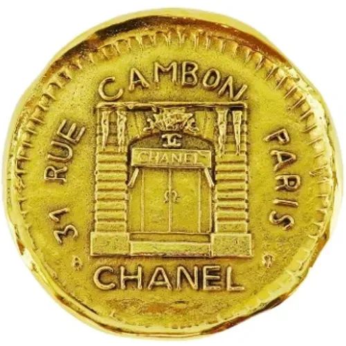 Pre-owned Jewellery, female, , Size: ONE SIZE Pre-owned Gold chanel-jewelry - Chanel Vintage - Modalova