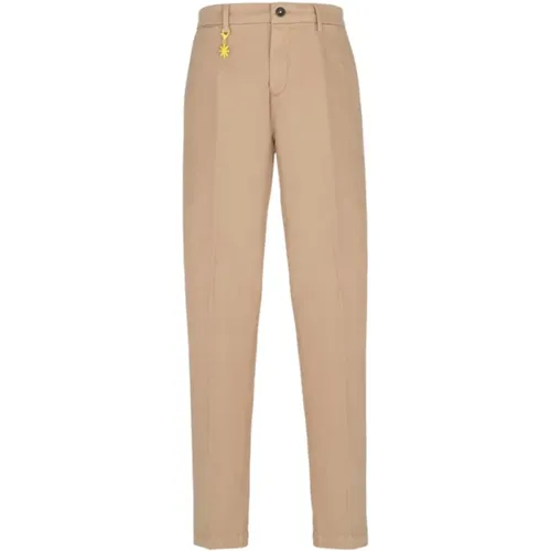 Chinos, male, , Size: 2XL Slim Fit Dress Pants - Manuel Ritz - Modalova