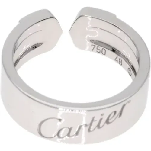 Pre-owned Jewellery, unisex, , Size: ONE SIZE Pre-owned White Gold rings - Cartier Vintage - Modalova