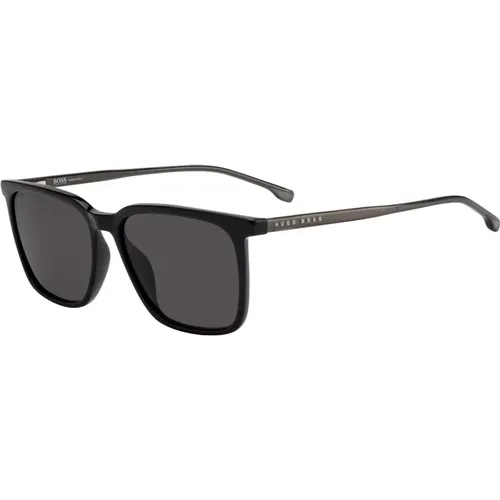 Grey Sunglasses , male, Sizes: 56 MM - Hugo Boss - Modalova