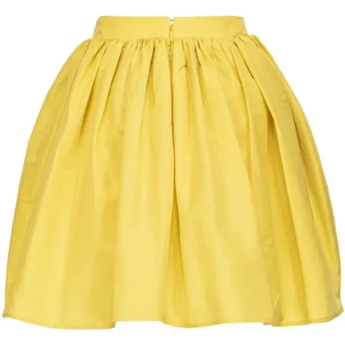 Gelbe Röcke mit Niedrigem Absatz , Damen, Größe: S - pinko - Modalova