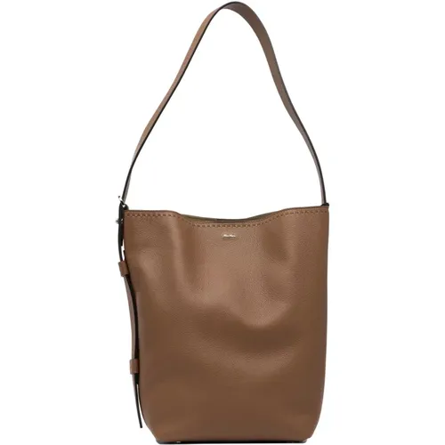 Shoulder Bags, female, , Size: ONE SIZE Shoulder Bag with Removable Pouch - Max Mara - Modalova
