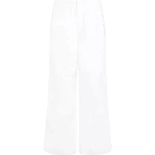 Cotton Pants in Porcelain Color , male, Sizes: L - Jil Sander - Modalova