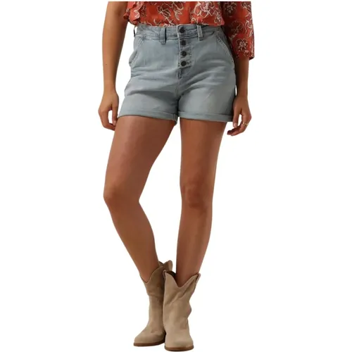 Blaue Denim Shorts Mikky Stil , Damen, Größe: XS - Circle of Trust - Modalova