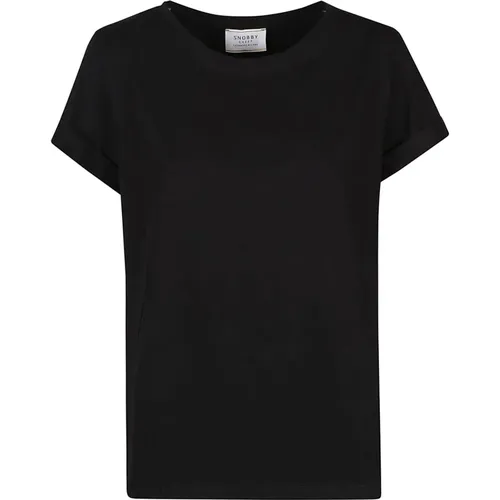T-Shirt , female, Sizes: L, XS - Snobby Sheep - Modalova