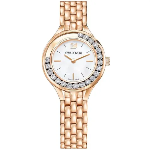 Watches, female, , Size: ONE SIZE Lovely Crystals Mini Rosegold Watch - Swarovski - Modalova