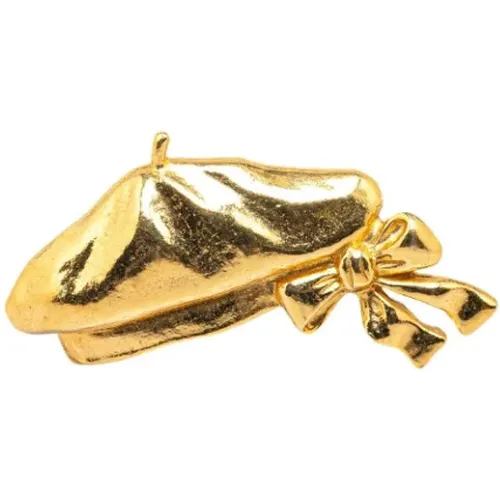 Pre-owned Jewellery, female, , Size: ONE SIZE Pre-owned Metal brooches - Chanel Vintage - Modalova