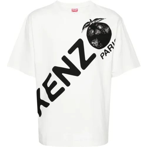 T-Shirts , Herren, Größe: L - Kenzo - Modalova