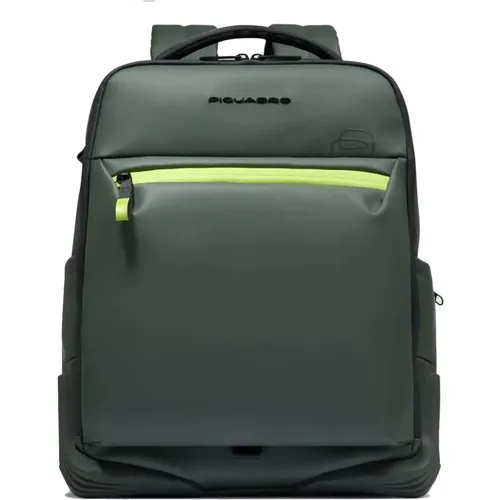 Backpacks, male, , Size: ONE SIZE Expandable Travel Laptop Backpack - Piquadro - Modalova