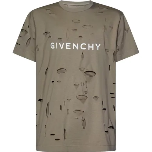 Grüne T-Shirts & Polos für Männer , Herren, Größe: XS - Givenchy - Modalova