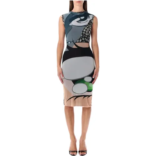 Midi Dresses, female, , Size: M Graphic Print Bodycon Mini Dress - Ottolinger - Modalova