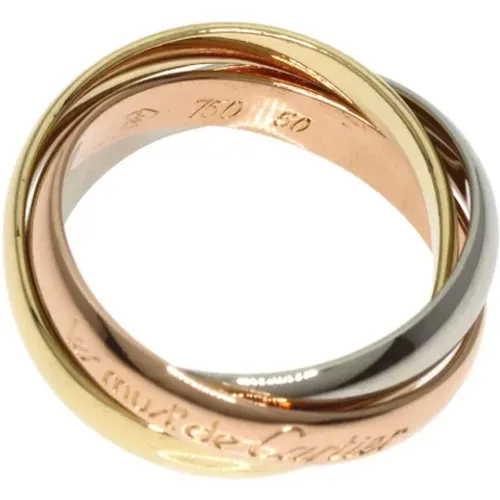 Pre-owned Rose Gold rings , female, Sizes: ONE SIZE - Cartier Vintage - Modalova