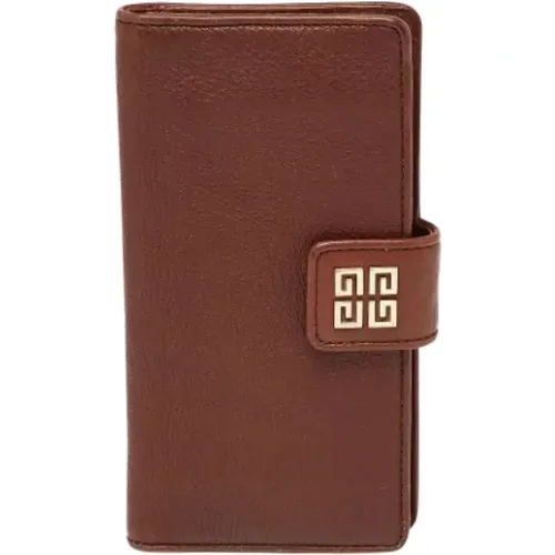 Pre-owned Wallets, female, , Size: ONE SIZE Pre-owned Leather wallets - Givenchy Pre-owned - Modalova