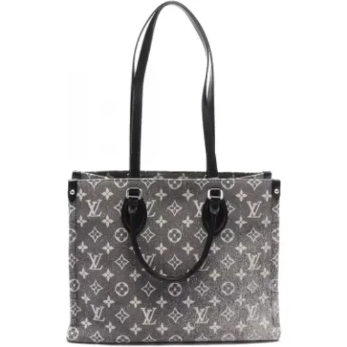 Pre-owned Tote Bags, female, , Size: ONE SIZE Pre-owned Denim totes - Louis Vuitton Vintage - Modalova