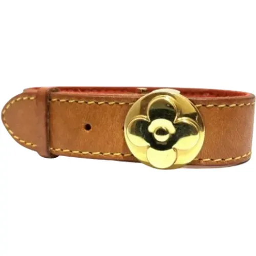 Pre-owned Jewellery, female, , Size: ONE SIZE Pre-owned Leather bracelets - Louis Vuitton Vintage - Modalova