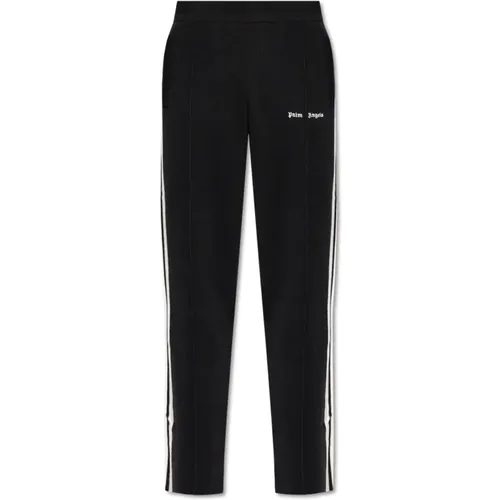 Sweatpants, male, , Size: 2XL Logo pants - Palm Angels - Modalova