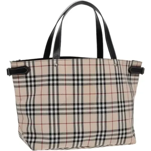 Pre-owned Tote Bags, female, , Size: ONE SIZE Pre-owned Leather handbags - Burberry Vintage - Modalova