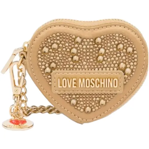 Cross Body Bags, female, , Size: ONE SIZE Women's Synthetic Leather Wallet - Love Moschino - Modalova