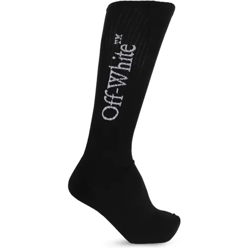 Socks, male, , Size: M Socks with logo - Off White - Modalova