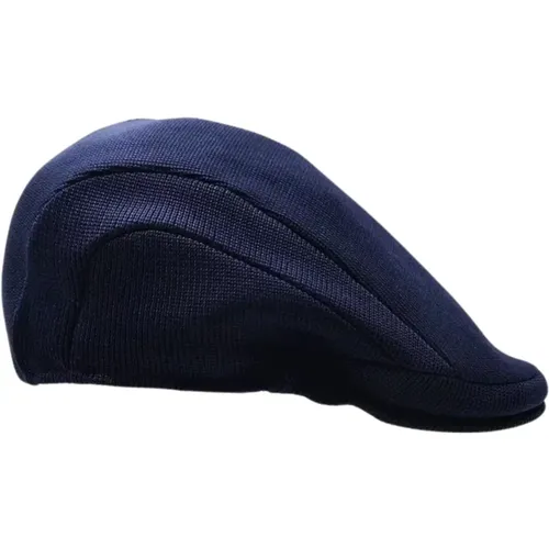 Hats, female, , Size: L Navy Polyester Cap Modern Style - Kangol - Modalova