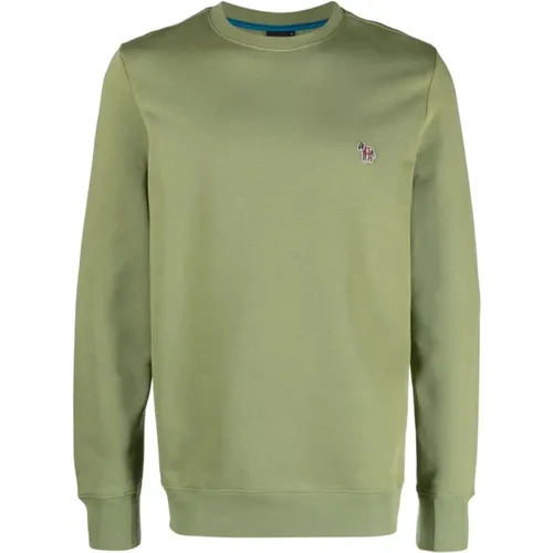 Cotton Sweater with Logo Patch , male, Sizes: 2XL, XL, L - PS By Paul Smith - Modalova