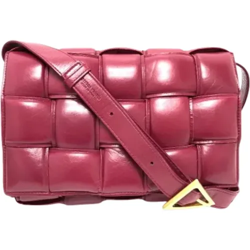 Pre-owned Cross Body Bags, female, , Size: ONE SIZE Pre-owned Leather shoulder-bags - Bottega Veneta Vintage - Modalova