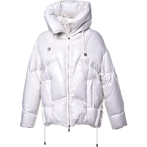 Down jacket in nylon , female, Sizes: M, S - Baldinini - Modalova