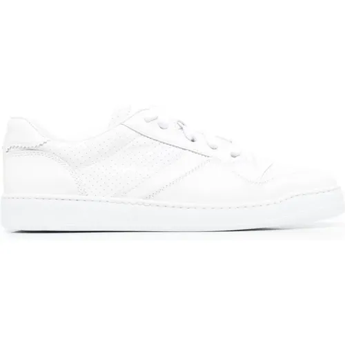 Premium Leather Low Top Sneakers for Men , male, Sizes: 10 UK, 11 UK, 12 UK, 6 UK, 7 1/2 UK, 7 UK, 8 UK, 9 UK - Doucal's - Modalova