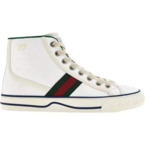 High Top GG Tennis 1977 Sneakers , female, Sizes: 4 UK - Gucci - Modalova