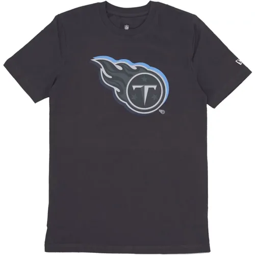 T-Shirts, male, , Size: L Tennessee Titans Draft Tee Graphite Shirt - new era - Modalova