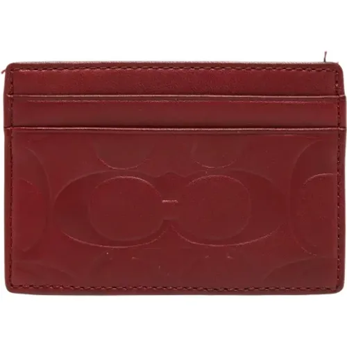 Pre-owned Wallets, female, , Size: ONE SIZE Pre-owned Leather wallets - Coach Pre-owned - Modalova