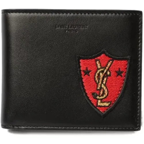 Pre-owned Wallets, female, , Size: ONE SIZE Pre-owned Leather wallets - Yves Saint Laurent Vintage - Modalova