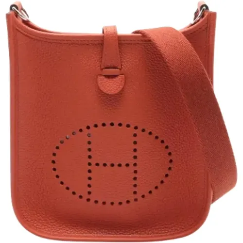 Pre-owned Cross Body Bags, female, , Size: ONE SIZE Pre-owned Leather shoulder-bags - Hermès Vintage - Modalova