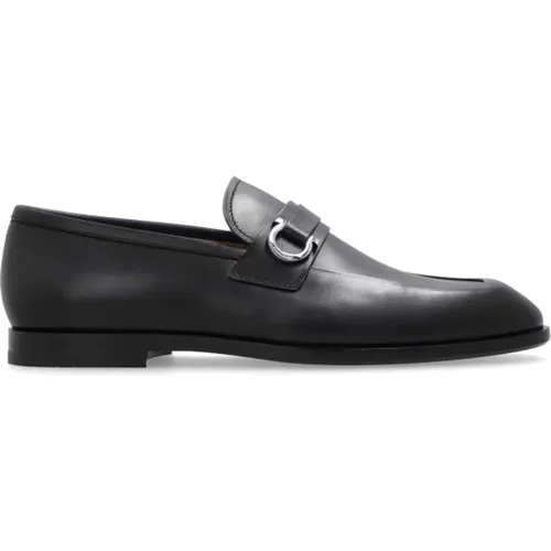 Loafers, male, , Size: 7 US Leather shoes ‘Florio’ - Salvatore Ferragamo - Modalova