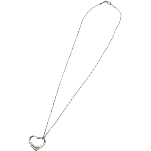 Pre-owned Jewellery, female, , Size: ONE SIZE Pre-owned Silver necklaces - Tiffany & Co. Pre-owned - Modalova