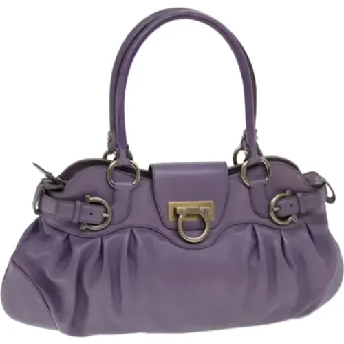 Pre-owned Leather handbags , female, Sizes: ONE SIZE - Salvatore Ferragamo Pre-owned - Modalova