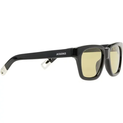 Schwarze Sonnenbrille Trendiger Stil - Jacquemus - Modalova