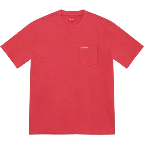 Limited Edition Pocket Tee Fw21 , male, Sizes: L, XL - Supreme - Modalova