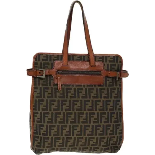 Pre-owned Tote Bags, female, , Size: ONE SIZE Pre-owned Canvas totes - Fendi Vintage - Modalova