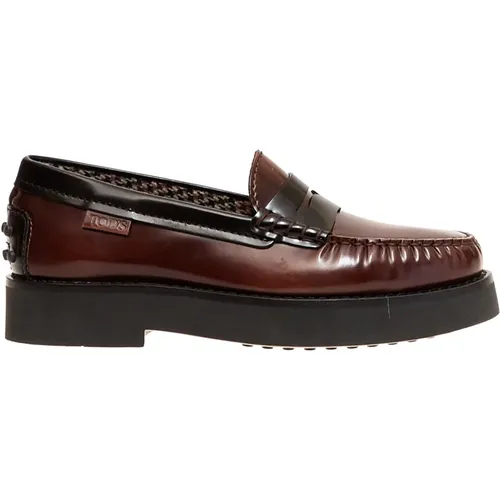 Extralight Brushed Leather Loafer - Size 36 , female, Sizes: 4 1/2 UK, 7 UK, 3 UK - TOD'S - Modalova