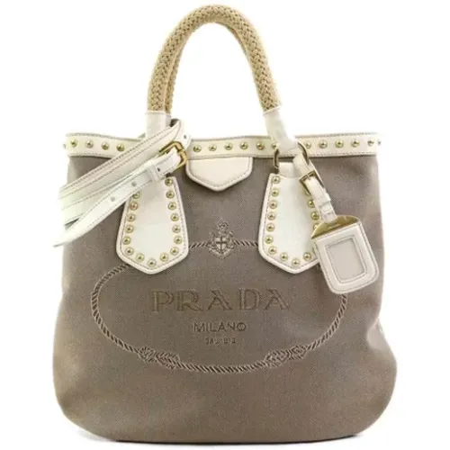 Pre-owned Canvas prada-bags , female, Sizes: ONE SIZE - Prada Vintage - Modalova