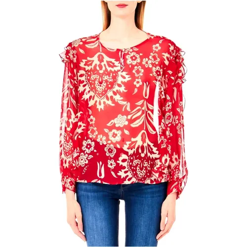 Blouses, female, , Size: S Floral Pattern Blouse - Liu Jo - Modalova