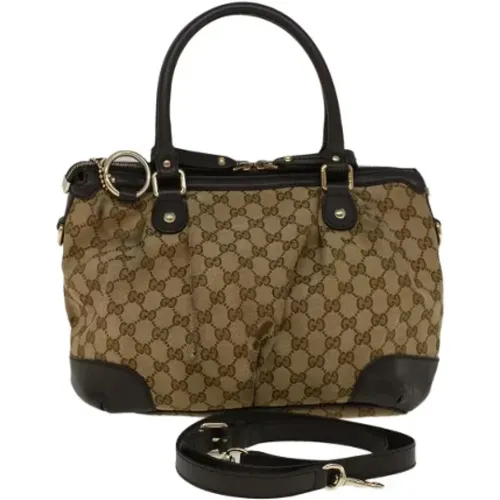 Pre-owned Canvas gucci-bags , female, Sizes: ONE SIZE - Gucci Vintage - Modalova