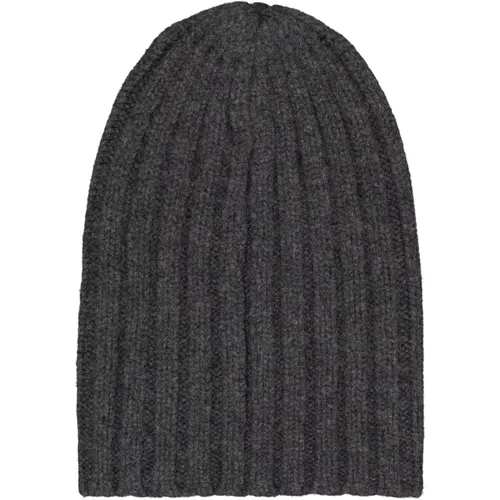 Beanies, unisex, , Size: ONE SIZE Alpaca Ribbed Beanie Hat - Laneus - Modalova