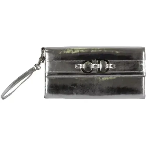 Pre-owned Clutches, female, , Size: ONE SIZE Pre-owned Leather clutches - Dior Vintage - Modalova