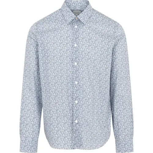 Flowered Cotton Shirt Aw23 , male, Sizes: XL - PS By Paul Smith - Modalova